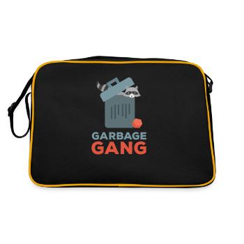 Un enterrement de vie de garçon dans une partie de bachelorette - Sac Retro - noir/or - Dos