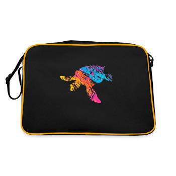 turtle - Retro Bag - black/gold - Back