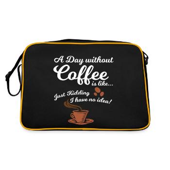Coffee coffee - Retro Bag - black/gold - Back