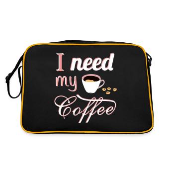 Coffee coffee - Retro Bag - black/gold - Back