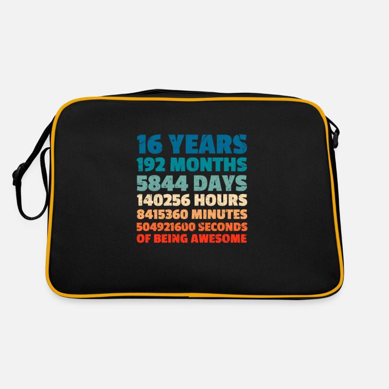 16ème anniversaire Sac Retro