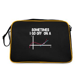 Professeur professeur math math cadeau scolaire - Sac Retro - noir/or - Dos