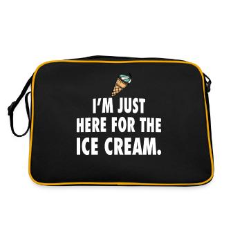 Glace glace - Sac Retro - noir/or - Dos