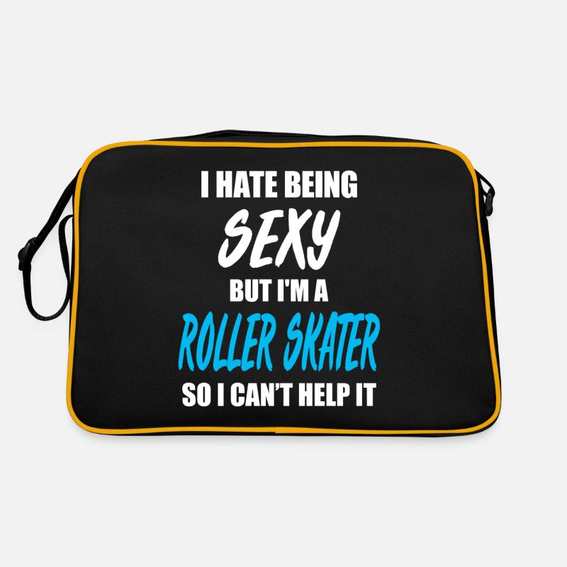 Rollschuhlaufen Retro Tasche