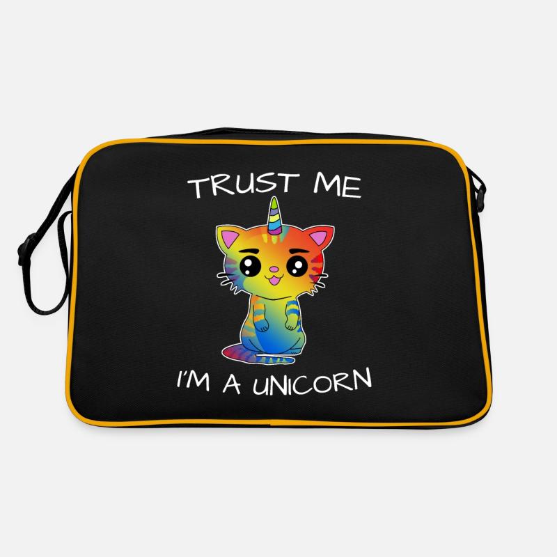 Licorne Chat Amis chats Sac Retro