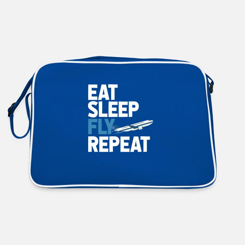 Pilot Flugzeug Flug Fliegen Luft Geschenk Retro Tasche