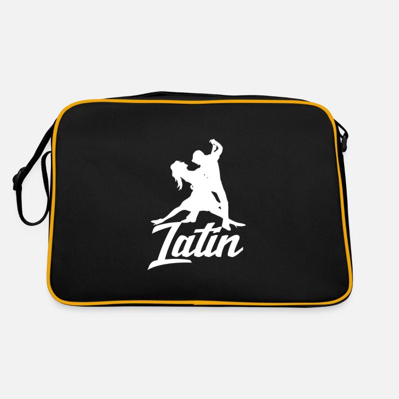 Cadeau danse latine danse latine - Sac Retro - noir/or