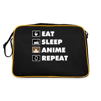 Anime - Retro Bag - black/gold - Back