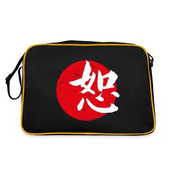 Loyauté art japonais - Sac Retro - noir/or - Dos
