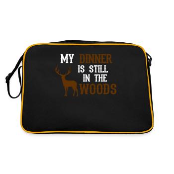 Dîner de chasse - Sac Retro - noir/or - Dos
