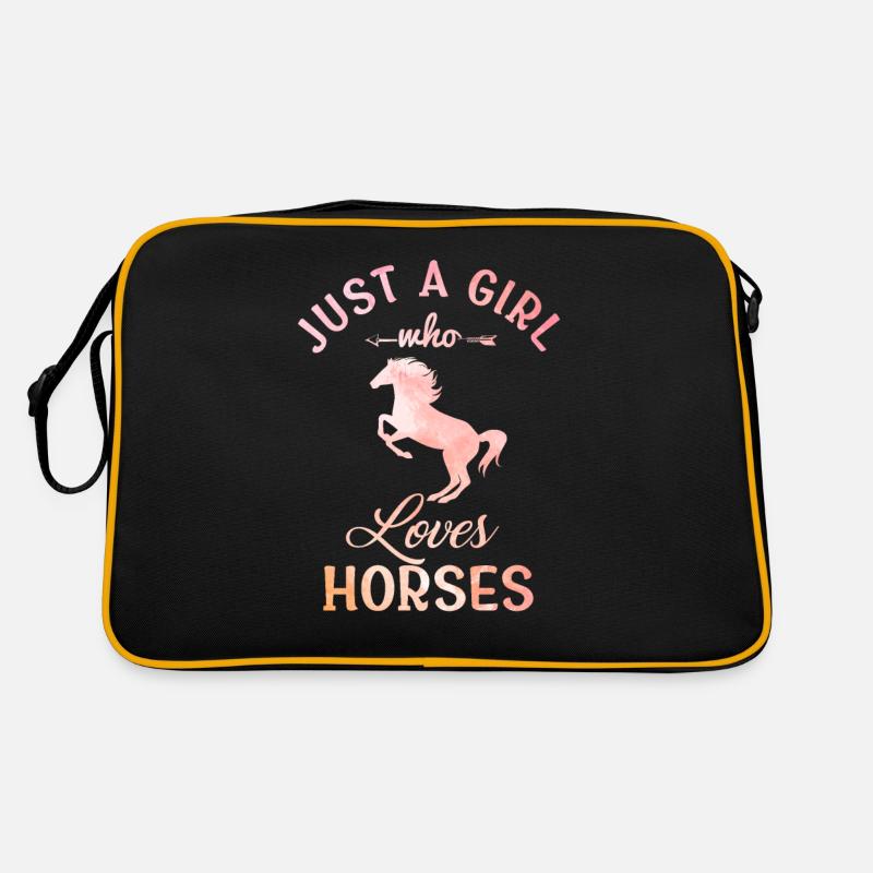 Fille de cheval Sac Retro