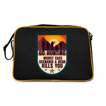 Chasseurs de chasse - Sac Retro - noir/or - Dos