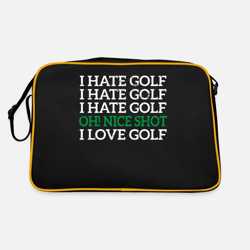 Golf golfen Retro Tasche