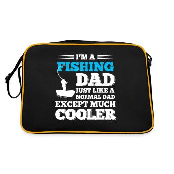 Pêche pêche papa - Sac Retro - noir/or - Dos