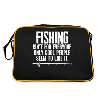 Fishing fishing - Retro Bag - black/gold - Back