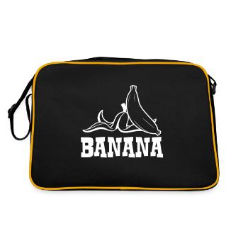 Banane - banane - Sac Retro - noir/or - Dos