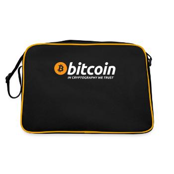 Bitcoin Crypto - Sac Retro - noir/or - Dos