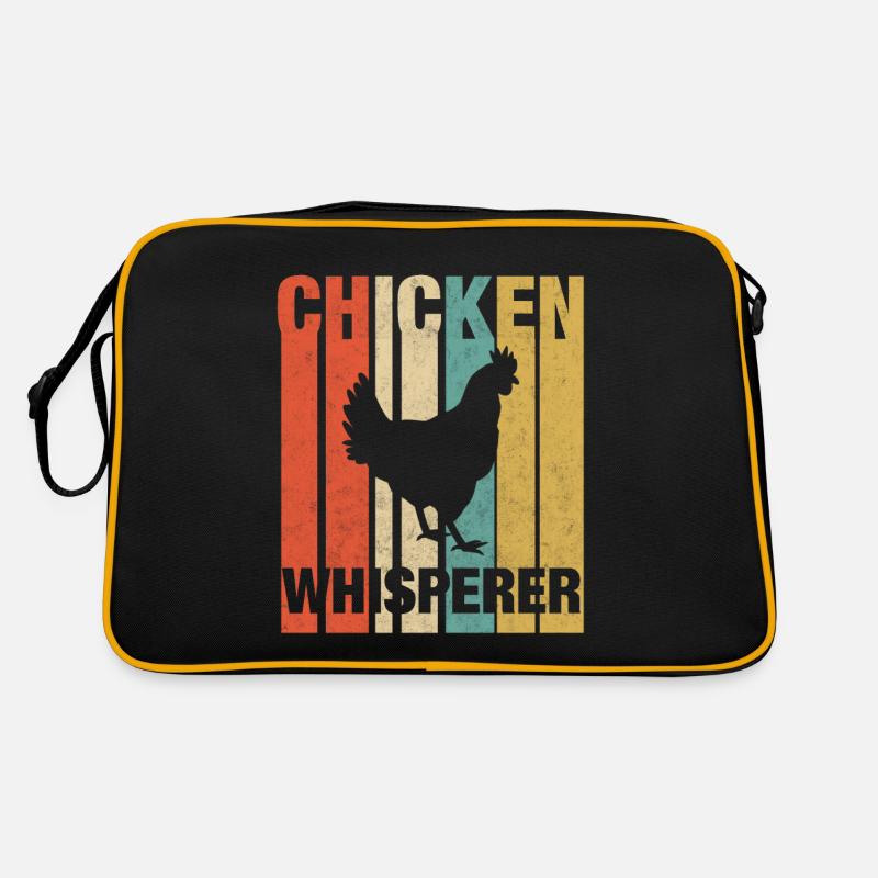 Chicken whisperer chicken Retro Bag
