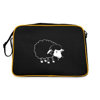 Mouton Noir - Mouton - Mouton - Sac Retro - noir/or - Dos