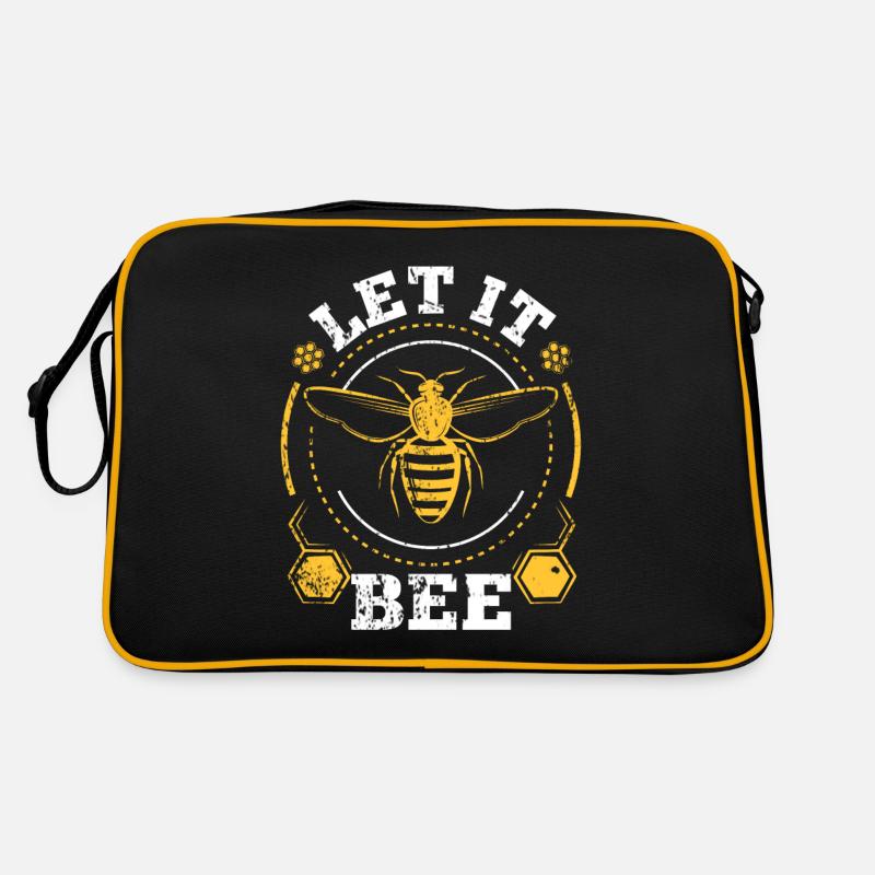 Biene Hummel Geschenk Retro Tasche