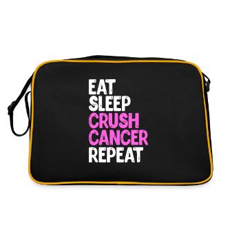 breast cancer - Retro Bag - black/gold - Back