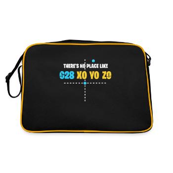 3d Druck Drucker G28 3d Printer Printing Geschenk - Retro Tasche - Schwarz/Gold - Hinten