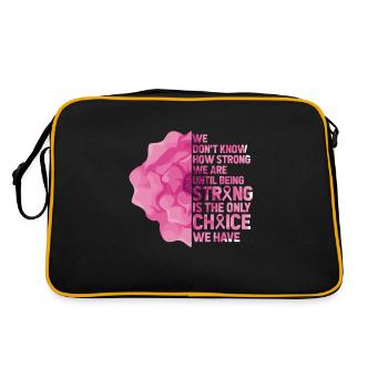 breast cancer - Retro Bag - black/gold - Back