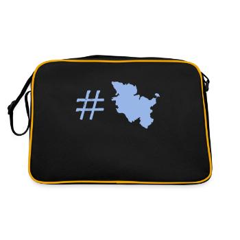 Schleswig Holstein - Sac Retro - noir/or - Dos