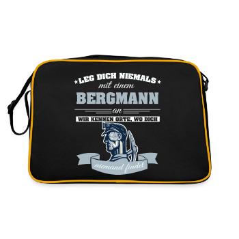 Miner - Retro Bag - black/gold - Back