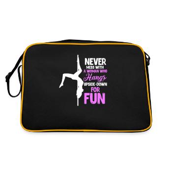 Pole Dance Poledance cadeau de danse pole dance - Sac Retro - noir/or - Dos