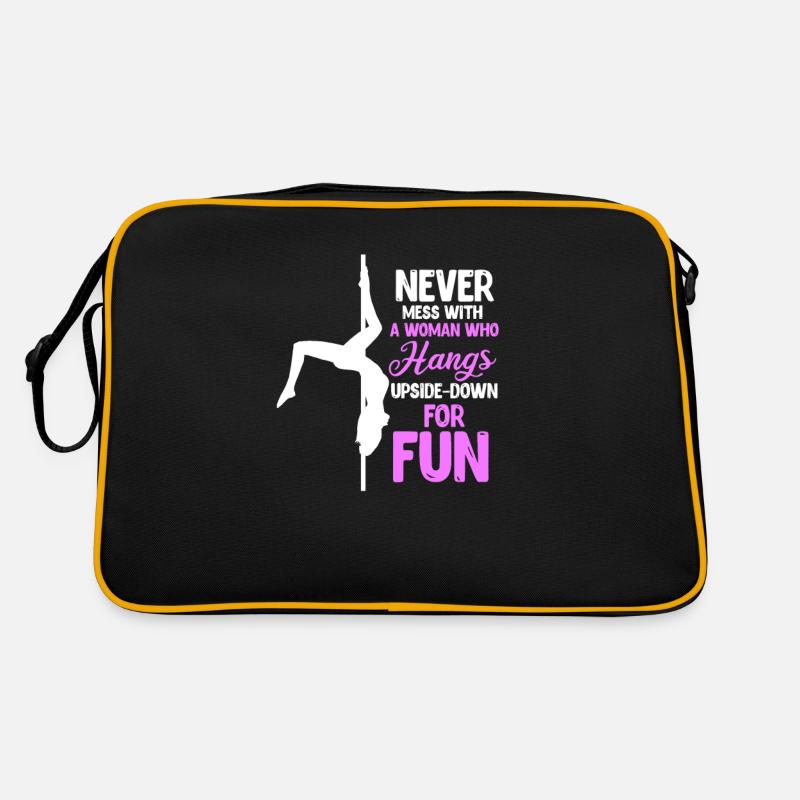 Pole Dance Poledance Stangentanzen Tanz Geschenk Retro Tasche