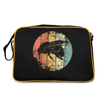 Bourdon retro - Sac Retro - noir/or - Dos