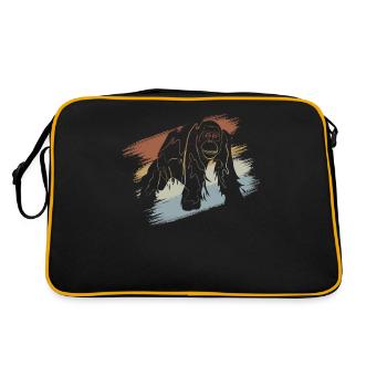 Orangutan - Retro Bag - black/gold - Back