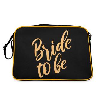 Mariée - Bachelorette - Or - Mariée pour être - Sac Retro - noir/or - Dos