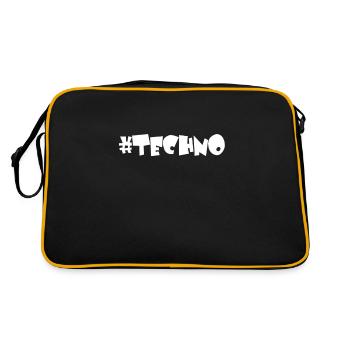 Techno - Music - # techno # - Retro Bag - black/gold - Back