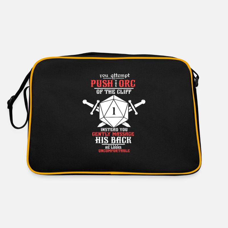 D20 - Sac Retro - noir/or