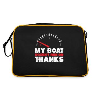bateau - Sac Retro - noir/or - Dos