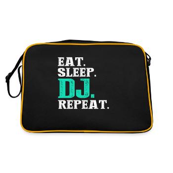 DJ - Retro Bag - black/gold - Back