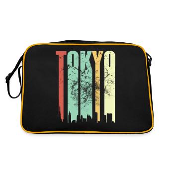 Tokyo Tokyo Vintage - Sac Retro - noir/or - Dos