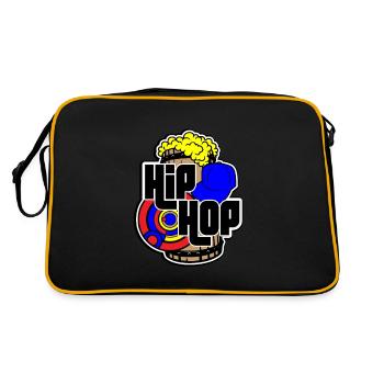 Hip hop - Sac Retro - noir/or - Dos