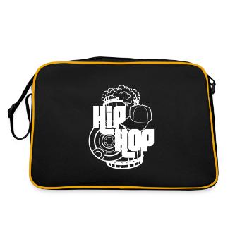 Hip hop - Sac Retro - noir/or - Dos