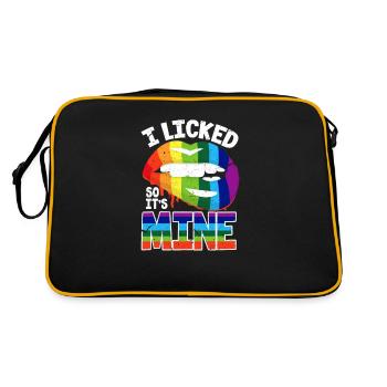 LGBT - Sac Retro - noir/or - Dos