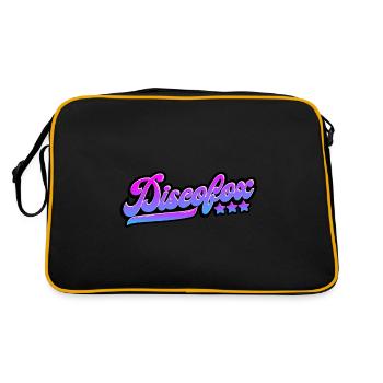 Chemise cadeau de danse Discofox - Sac Retro - noir/or - Dos