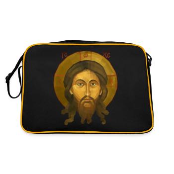 Jesus Christ Icon - The Mandilion Christ - Retro Bag - black/gold - Back