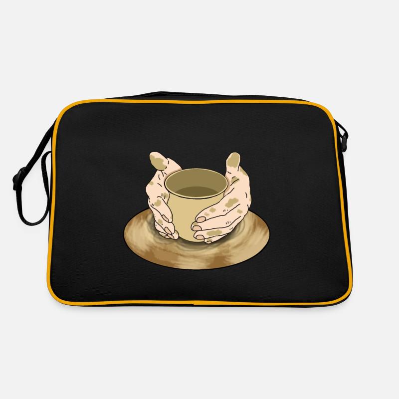 Pottery pottery pottery gift Retro Bag