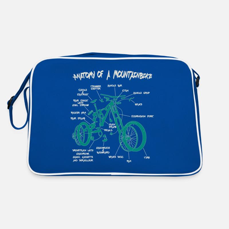 Anatomie d'un VTT VTT Sac Retro