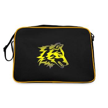 Wolf - Wolf Contour - Retro Bag - black/gold - Back