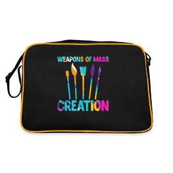 artiste - Sac Retro - noir/or - Dos