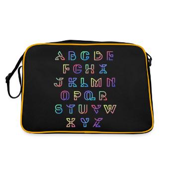 Multicolore ABCLimitierte Edition - Sac Retro - noir/or - Dos