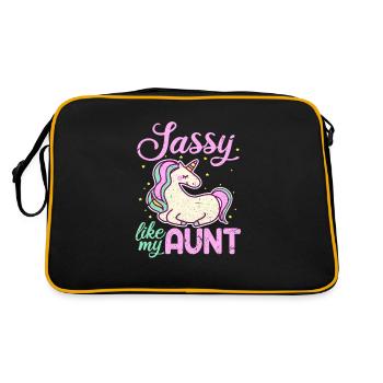 tante - Sac Retro - noir/or - Dos